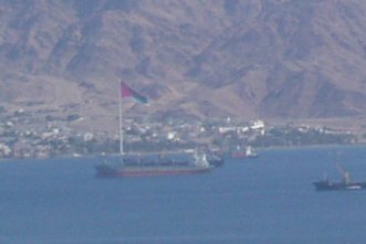 vlag in Aqaba